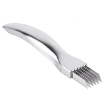 Stainless Steel Onion Slicer - Vegetable & Scallion Cutter Kitchen Tool