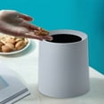 thumbnail image 4 of Scandinavian Mini Desktop Trash Can | Square Compact Office Garbage Bin Without Lid | Polypropylene Small Wastebasket for Study Table Bedroom Living Room | Multipurpose Storage Container, 4 of 6