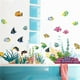 thumbnail image 1 of Pegatinas de pared de vida marina TANGJMXG decoración de peces bajo el mar, 1 of 5