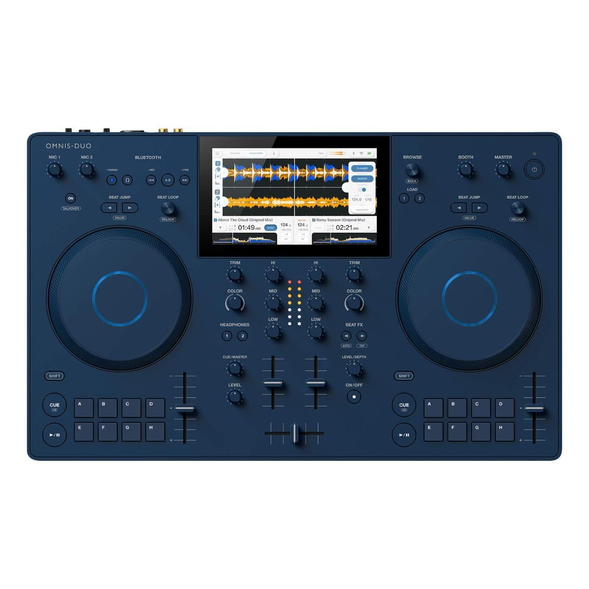 AlphaTheta OMNIS-DUO All-in-One Portable DJ System with Alto Bluetooth Total MKII Audio Adapter Package