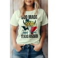 thumbnail image 2 of GOD Made Texas Raised, Jesus Saved Graphic Tee, 2 of 8