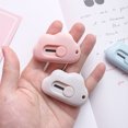 thumbnail image 3 of Cloud-Shaped Mini Utility Knife, 0.4-Inch Retractable Carbon Steel Blade, Portable Pocket Paper Cutter for DIY Arts and Crafts B#002 White, 3 of 7