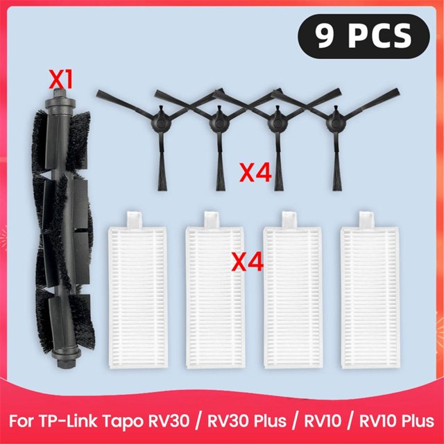 Para -Link RV30 / RV30 Plus / RV10 / RV10 Plus Repuestos Filtro HEPA Cepillo Lateral Principal Accesorios Consumibles