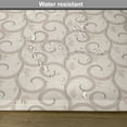 thumbnail image 6 of Ambesonne Exotic Place Mats Set of 4, Baroque Retro Floral, Standard Size, Beige, 6 of 6
