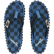 Gumbies - Islander Canvas Men's Flip-Flops - Blue Checker