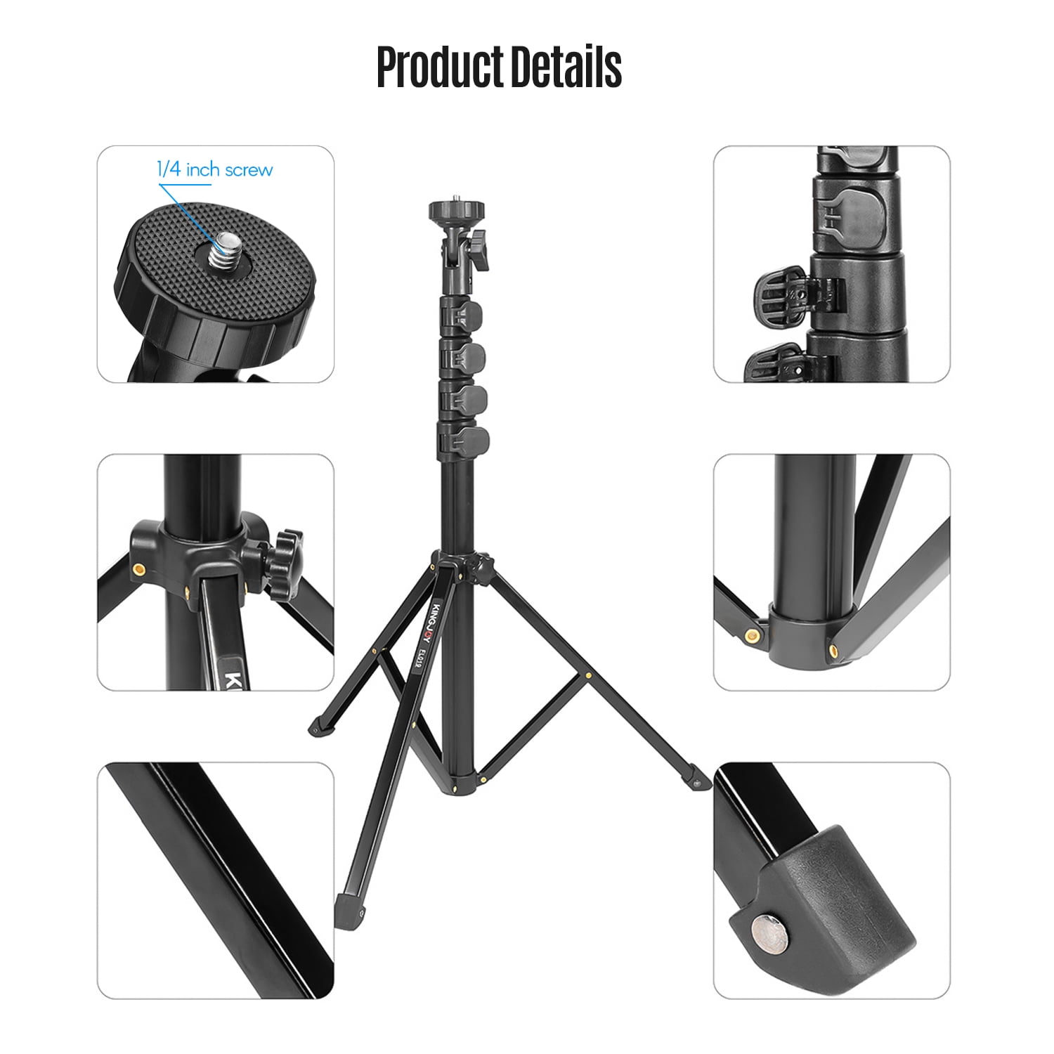 Tripod,Live Video Alloy Inch Screw Mount Video Mobile Live Alloy Material 1/4 Video Alloy Material Camera Video Max. Fl019 Video Mobile 1/4 Inch Screw Video Max. Load Screw Mount Camera Bortt