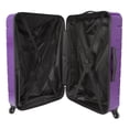 thumbnail image 5 of Moda ABS Hard Side 3 Piece Luggage Set, Includes 28-inch and 24-inch Checked and 20-inch Carry-on Luggage, Purple, 5 of 11