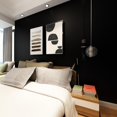 thumbnail image 2 of Papel adhesivo Livelynine negro mate 40 x 200 cm impermeable, 2 of 7