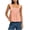 Orange, variant on Women's Cotton Gingham Tank Top Summer Cute Peplum Square Neck Cami Tank Casual Trendy Sleeveless Daily Wear Top Blue