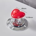 thumbnail image 2 of Broken Heart Shaped Toilet Press, 2 of 2