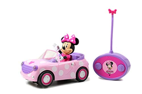 Disney Junior Minnie Mouse Roadster RC Car with Polka Dots 