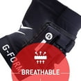 thumbnail image 4 of G-Form Unhinged Lacrosse Elbow Sleeve - Elbow Support Compression Sleeve - Black, Adult Large, 4 of 5