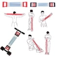 thumbnail image 2 of 3 in 1 Spring Arm Chest Expander Sit-Up Bars Hand Gripper Muscle Training for Home Office Fitness, 2 of 8