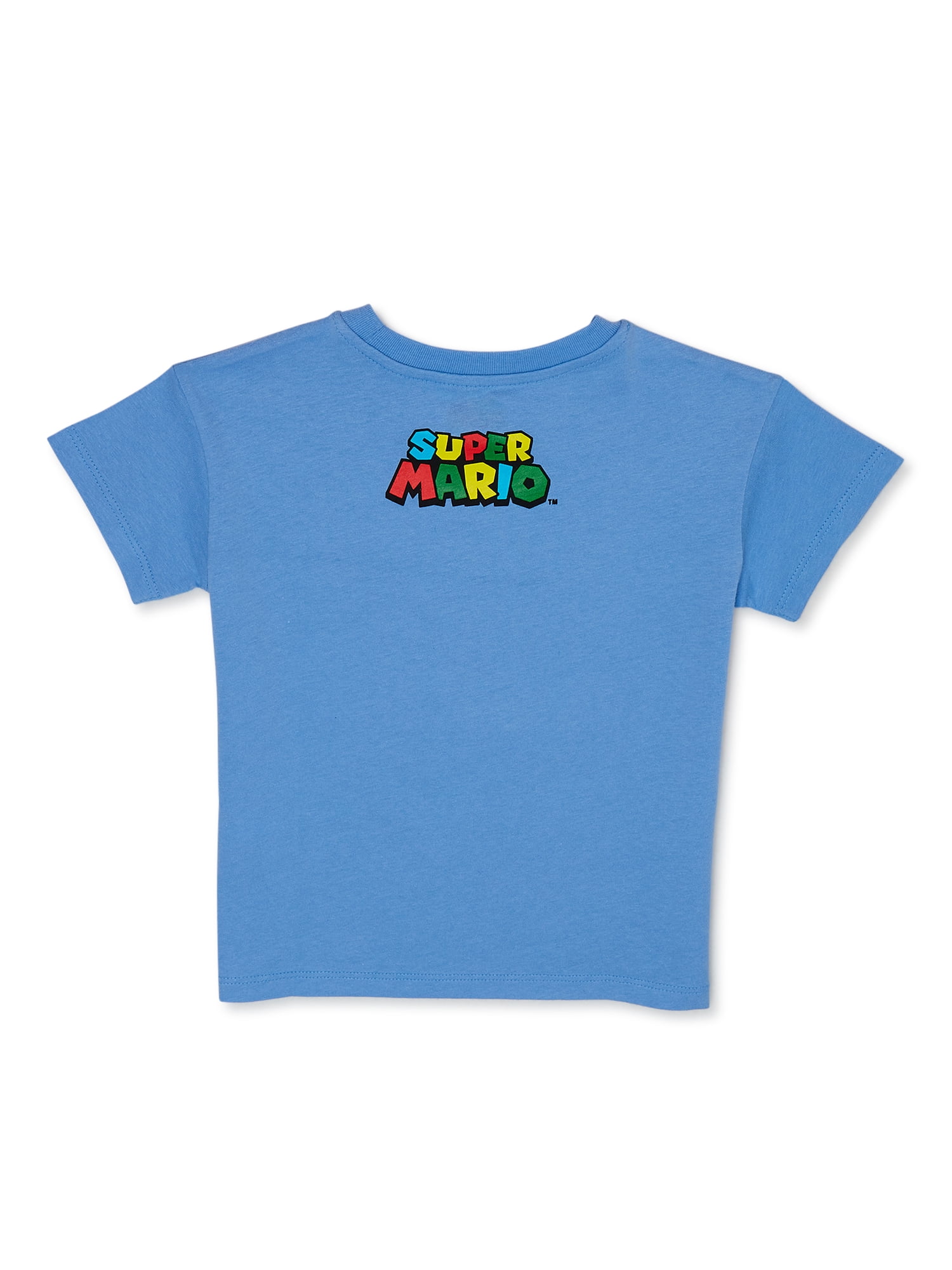 Super Mario Bros. Toddler Graphic Crewneck Tee with Short Sleeves, Sizes 12M-5T