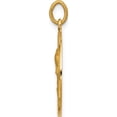thumbnail image 3 of 14K Yellow Gold Our Lady Of Sorrows Medal Pendant (24.5 X 19) Made In United States d3759, 3 of 6
