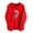 Red 08, variant on Oversized Sweatshirt for Women Cute Heart Print Hoodies Long Sleeve Sweatshirts Hooded Pullover Tops with Pocket Hooded Sweatshirts Casual Hoodie