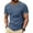 140#Blue, variant on Men's T-Shirts Casual Short Sleeve Crewneck Tee Soft Lightweight Basic T-Shirt Black 2XL