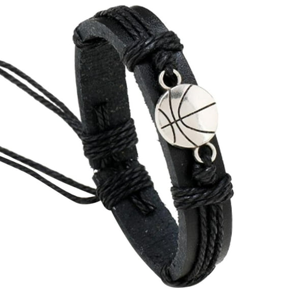 SUSHANG Basketball Bracelet Hand Woven Bracelet Bracelet Sports Bracelet Suitable for Friendship and Lovers Gift