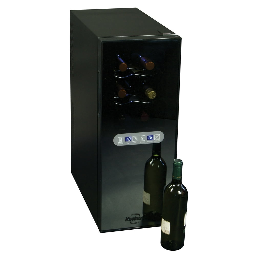 Koolatron Urban Series 12 Bottle Dual Zone Wine Cooler Thermoelectric