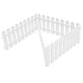 thumbnail image 4 of SEWCHICS 4Pcs Garden Edging Decorative Fence White Plastic Round Head Outdoor Use, 4 of 8