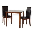 thumbnail image 4 of SK New Interiors Dining Square Kitchen Table Contemporary Design Solid Wooden in Medium Brown Finish, 4 of 5