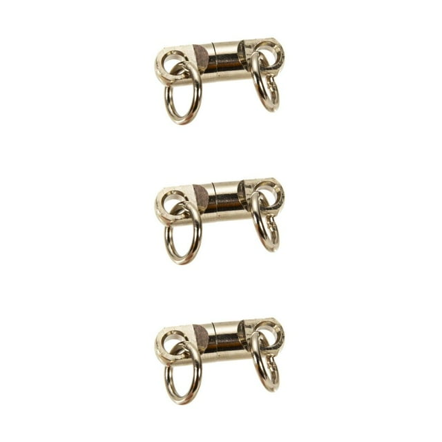 QualitChoice 10 Pcs Émerillons de Pêche Installation Facile Usage Professionnel Ligne de Tauten Loop9(10 Pcs) 3Ensemble