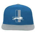 thumbnail image 2 of Youth Mitchell & Ness Blue Detroit Lions Team Two-Tone Snapback Hat, 2 of 3