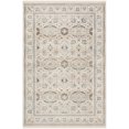 thumbnail image 2 of SAFAVIEH Vintage Persian Acacia Floral Bordered Polyester Rug, Ivory/Light Grey, 6' x 9', 2 of 7