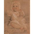 thumbnail image 2 of Georg Decker 12x14 Black Ornate Wood Framed Double Matted Museum Art Print Titled: Portrait of a Wrapping Child with Outstretched Arms, 2 of 5