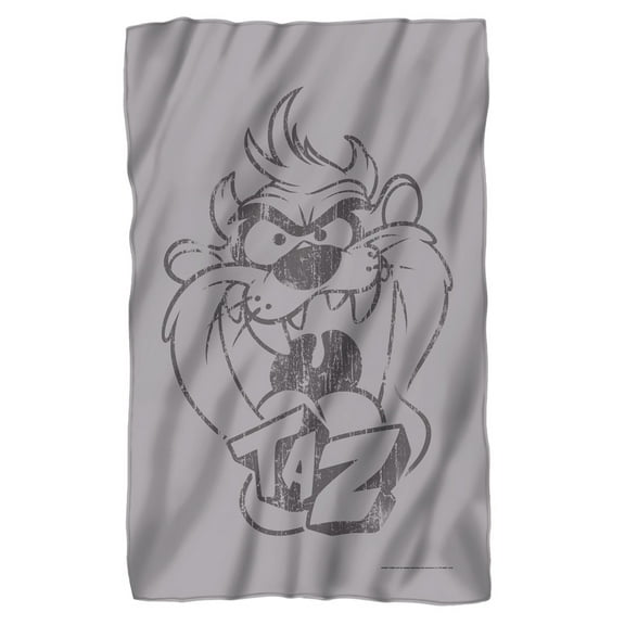 Looney Tunes Blanket, 36"x58", Faded Taz Fleece Blanket