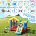 thumbnail image 4 of Qhomic Inflatable Bounce House for Kids Ages 3–12, 7-in-1 Bouncy House with Ball Pit, Canopy, Obstacle Jumping Castle with Basketball Hoop, Target, Includes Blower, Perfect for Backyard Parties, 4 of 4