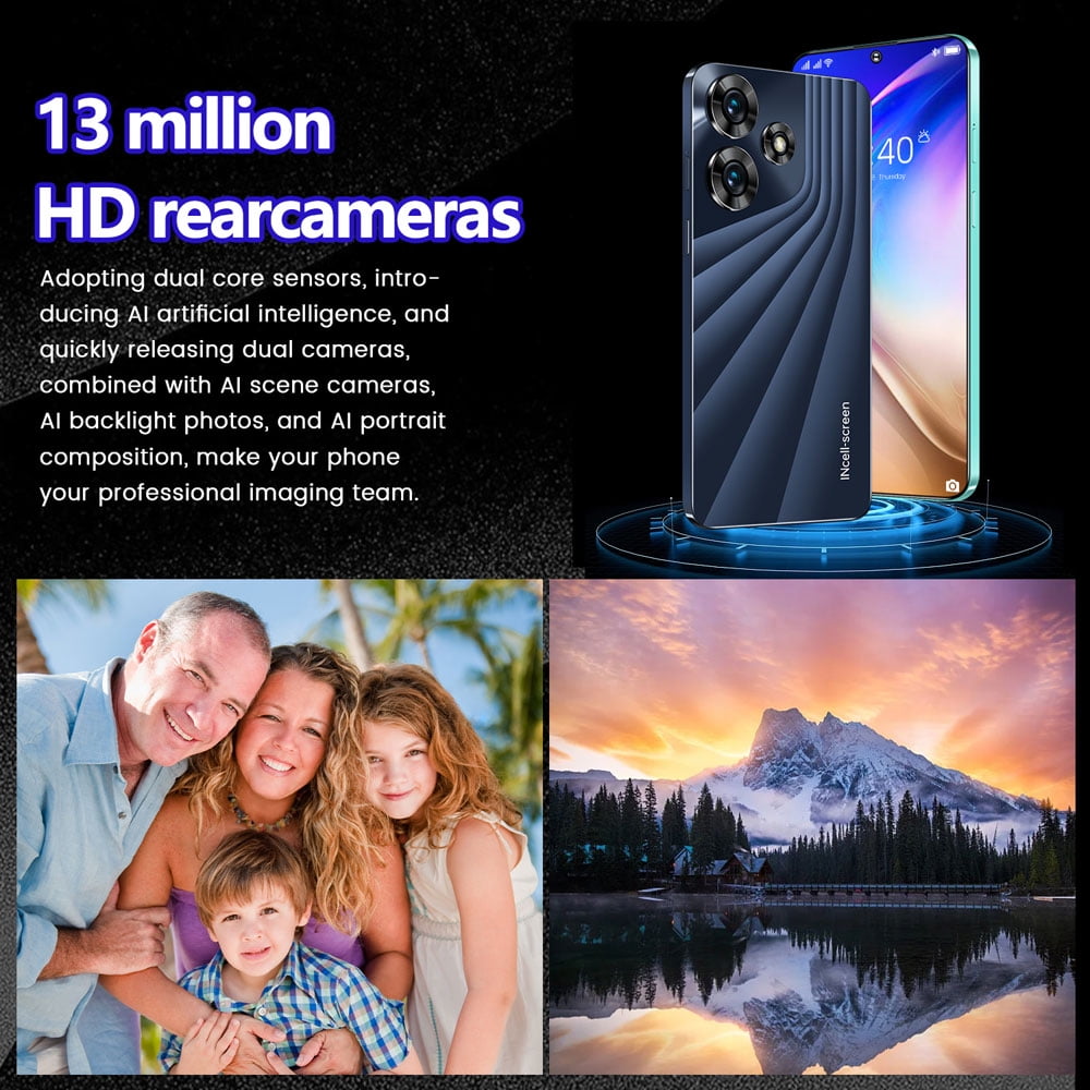 Android Smartphone,Dual SIM Unlocked Mobile phones,36000mah, Face Unlock,3G + 64G Factory Unlocked Cell Phone,Hot30