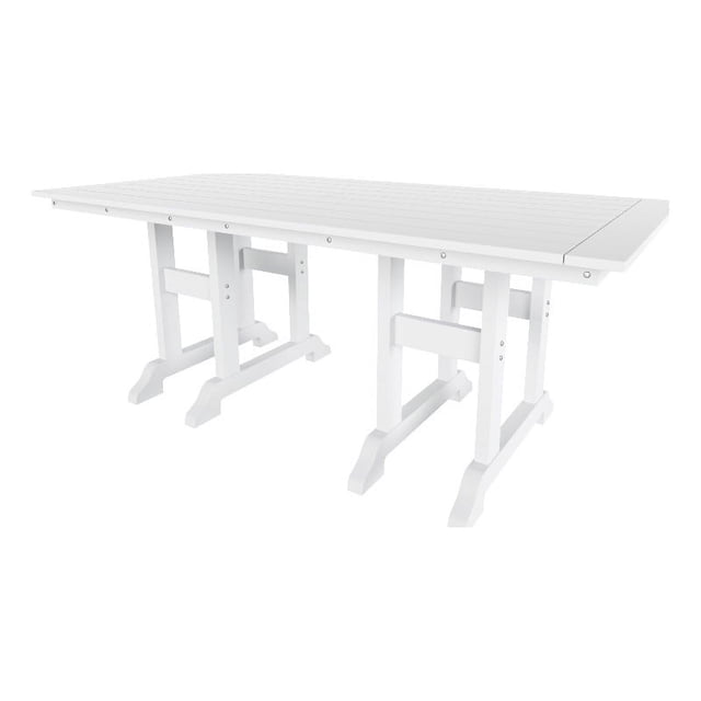 Paradise Table à Manger Rectangulaire en Plastique HDPE 71 Pouces