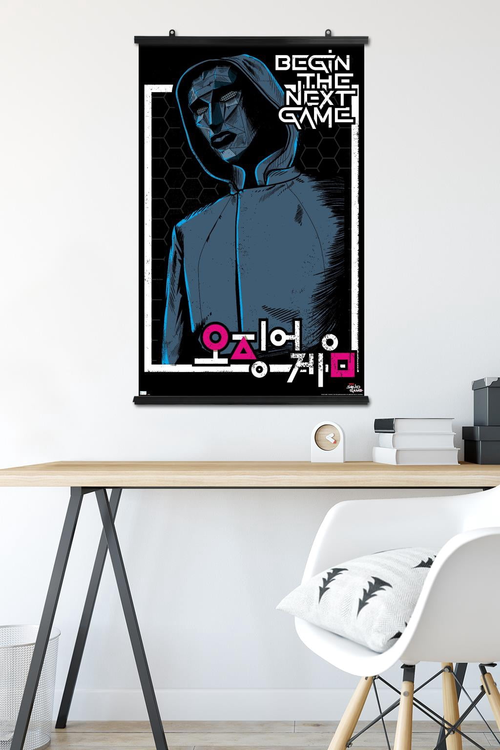 Netflix Squid Game - Begin the Next Game Wall Poster, 22.375" x 34"