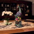 thumbnail image 4 of Feng Shui Creative Peacock Statues，Resin Bird Sculpture  Living Room, Bed Room And Office Handicraft Porch Decoration Statue, 4 of 5