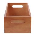 thumbnail image 5 of Desk Organizer Box Wooden Display Box Home Storage Box Craftsmanship Light Brown 9.8×5.9×3.9in 1Pcs, 5 of 5