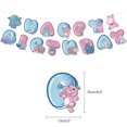 thumbnail image 3 of Hippo Birthday Party Supplies Cute Hippo Party Decorations Include HAPPY BIRTHDAY Banner Balloons Cake Topper Cupcake Toppers Cartoon Hippo, 3 of 4