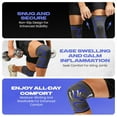 thumbnail image 2 of Special Essentials 2 Pack Knee Braces for Men and Women - Compression Sleeves for Pain Relief, Support for Meniscus Tears, ACL, and Arthritis - Effective for Gym and Weightlifting, 2 of 8