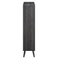 thumbnail image 3 of Bookcase Book Shelf Rack, Dark Grey Gray, Wood, Living Kitchen Cafe Bistro Hospitality Restaurant, Modern Contemporary HB35907, 3 of 9