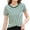 Green, variant on Womens Striped T Shirts Crewneck Short Sleeve Horizontal Stripe Print Casual Lightweight Everyday Basic Tee Tops