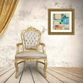 thumbnail image 3 of Ogren, Sarah 15x15 Gold Ornate Wood Framed with Double Matting Museum Art Print Titled - A Pale Pink Square, 3 of 4