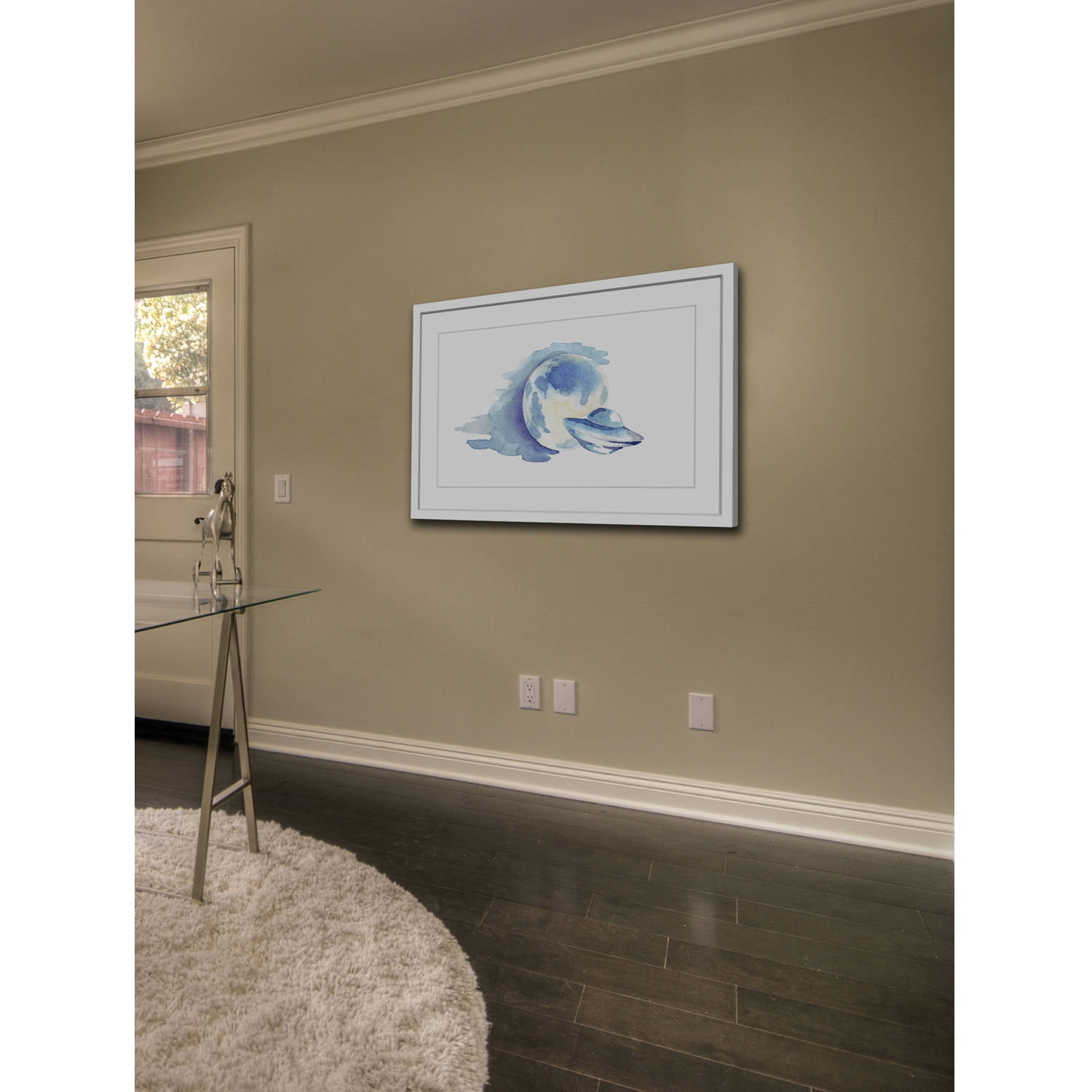 "UFO" Framed Painting Print
