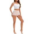thumbnail image 2 of INSPIRE CHIC Women's High-Waisted Underwear Briefs Tummy Control Butt Lifter Control Panties M Beige, 2 of 5