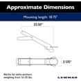 thumbnail image 2 of Lewmar 66840009 Bow Roller - Delta Style, 14-35 lbs., 2 of 4