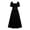 Black#renaissance corset dress women, variant on SZJXBUY Renaissance Dresses for Women Plus Size Vintage Short Puff Sleeve Cottage Core Dress Lace Up Front Square Neck Medieval Corset Dress Black,S