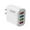 US White, variant on 4-Port Chargers,Multi-Protection System,Travel Fast Charging for Smart Phones,Tablets,Devices with Multiple Ports,Wall Charge for Travel & Home(US Black)