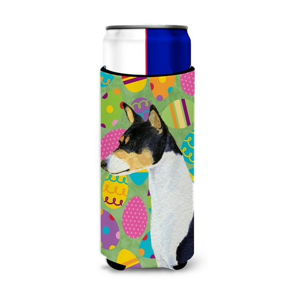 Basenji Easter Eggtravaganza Ultra Hugger for slim cans