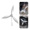 thumbnail image 1 of USHOBE Charcoal Grill Accessory Grills Cleaning System Tool Silver 1Pcs, 1 of 8