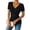 Black, variant on Womens Short Sleeve Tops V Neck Ribbed Knit Slim Fit Lightweight Elegant Sweater 2026 Spring Dressy Casual T-Shirts Beige S