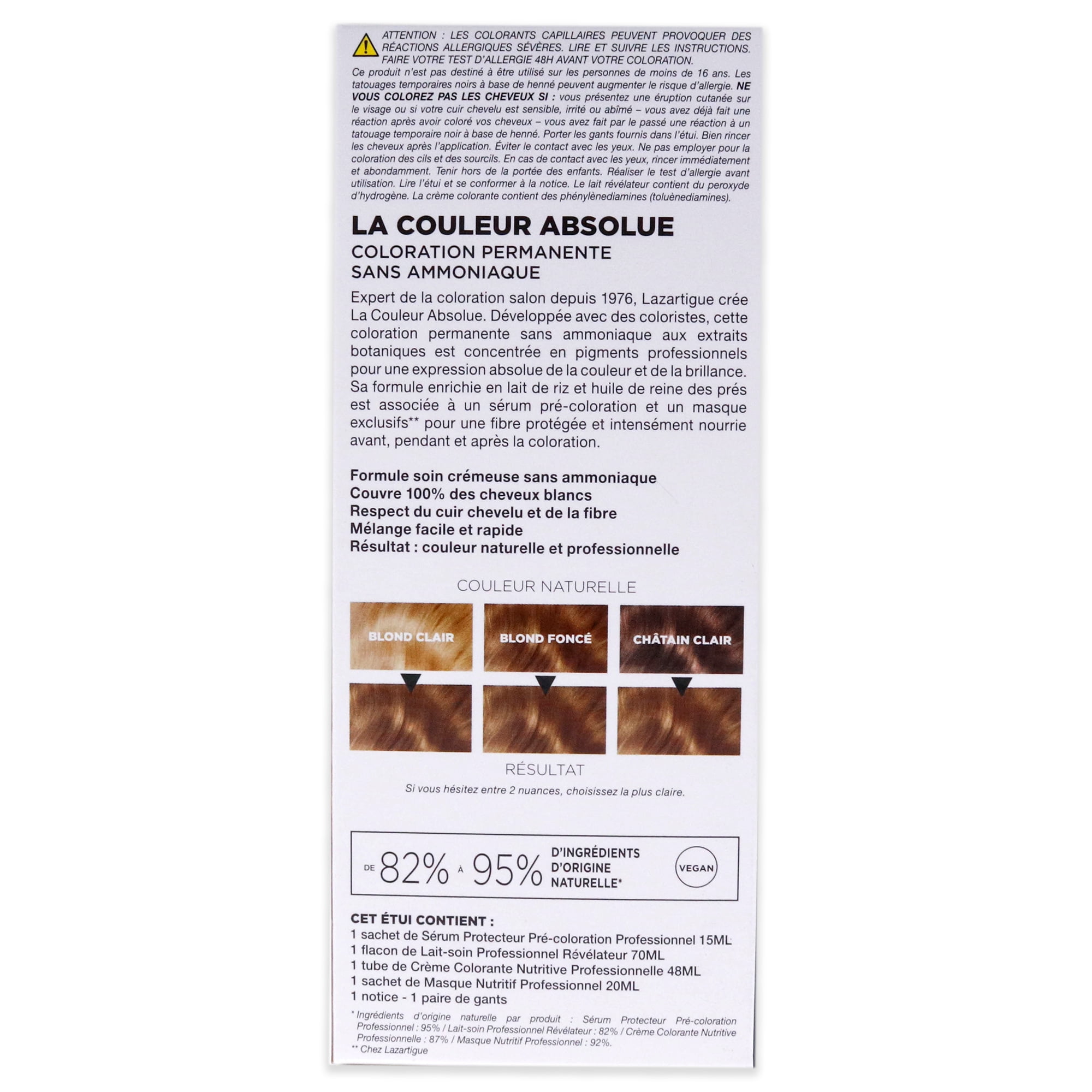 La Couleur Absolue Permanent Haircolor - 6.30 Golden Dark Blond